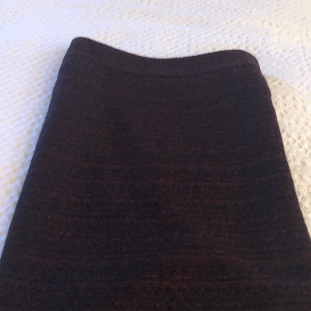 Straight black and red winter skirt from Nordstrom